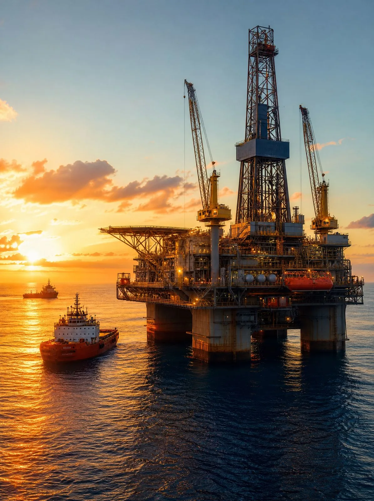 Oil and gas offshore platform