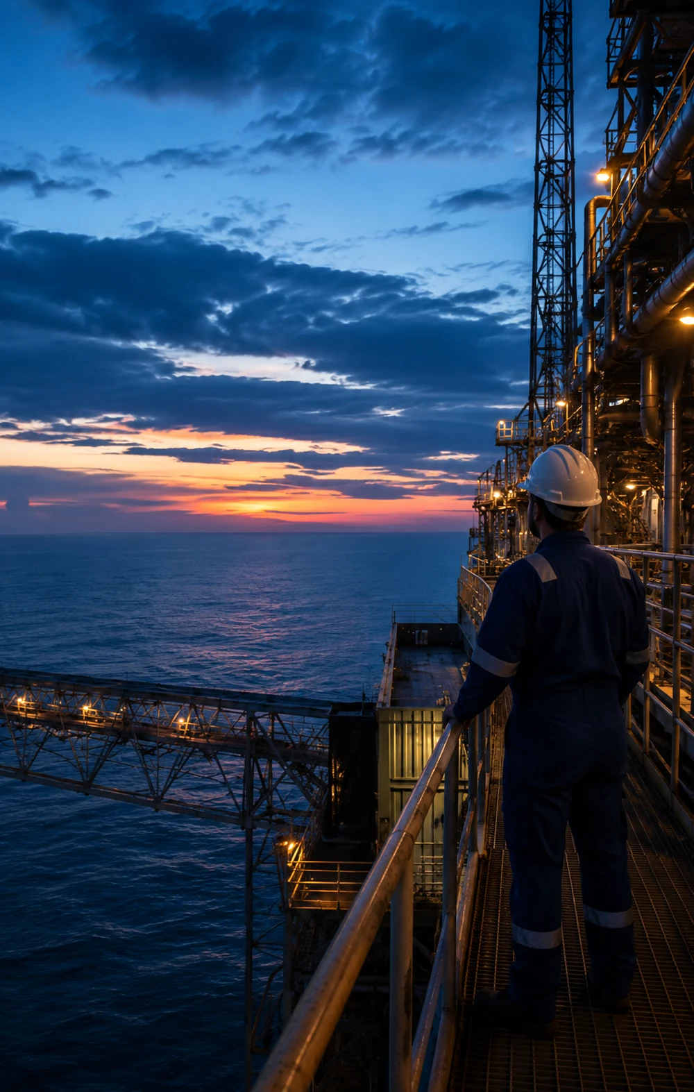 Offshore vessel and platform operations at sea